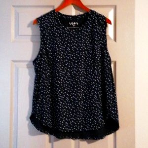 Loft sleeveless shell top